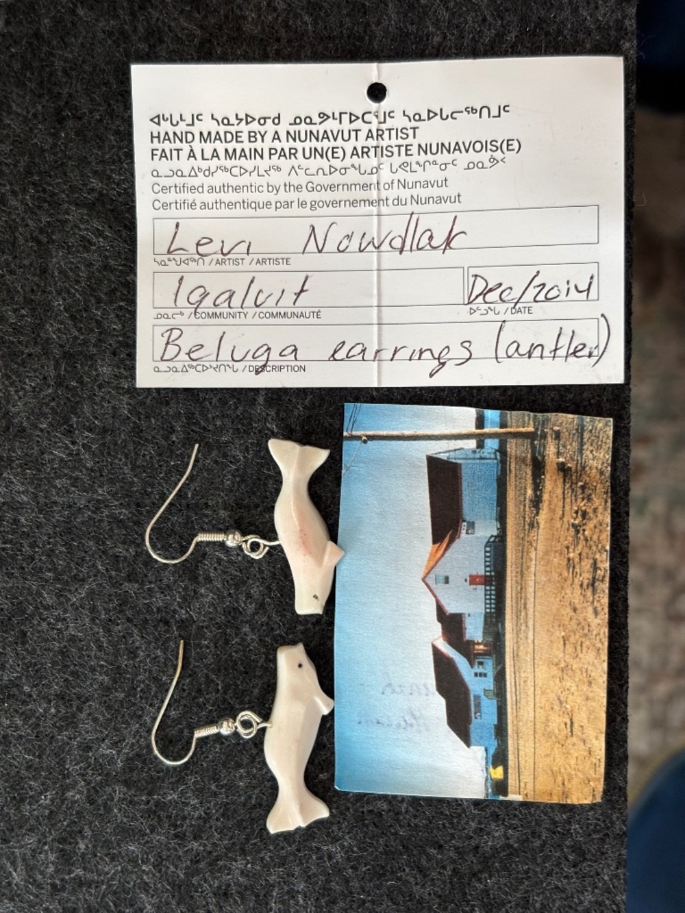 Beluga Antler Earrings